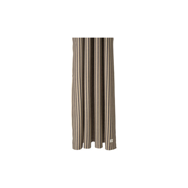 Chambray Shower Curtain, sand/black Chambray Shower Curtain, sand/black, ferm LIVING