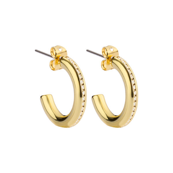 LIGNE CZ | Light Gold | Earring, bangle up