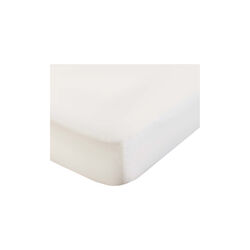 Baby Fitted Sheet, white, We Are Bitte