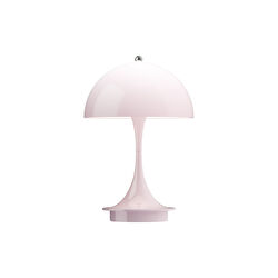 Panthella 160 Portable Table Lamp, opal pale rose, Louis Poulsen
