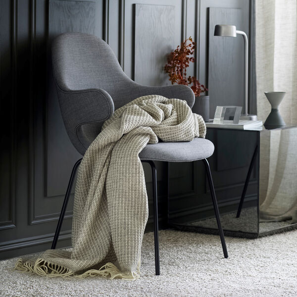 VEGA Throw, grey, R&oslash;ros Tweed