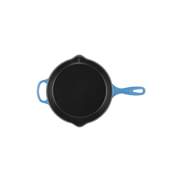 Signature cast iron deep skillet &Oslash; 26 cm, azure blue, Le Creuset