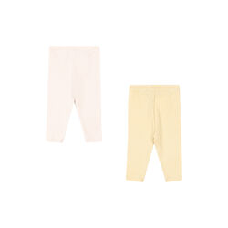 Perla 2 Pack Pants, banana crepe/creole pink, Konges Sl&oslash;jd