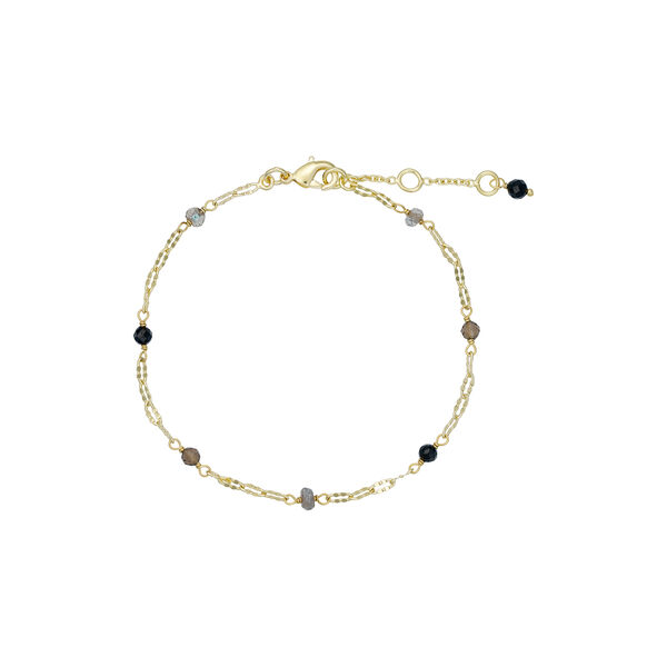 Lina bracelet, gold plated/black combo Lina bracelet, gold plated/black combo, Pure by Nat