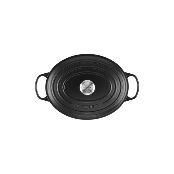 Signature cast iron oval casserole &Oslash; 31 cm, matte black, Le Creuset