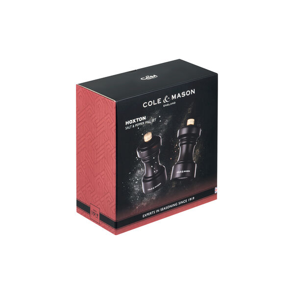 Hoxton Salt and pepper mill set , chocolate, Cole & Mason