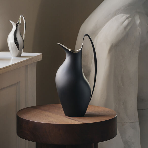 Koppel Pitcher 1.2 L, midnight black, Georg Jensen