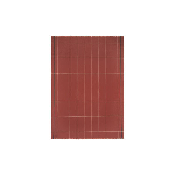 Square Throw, rusty red Square Throw, rusty red, ELVANG