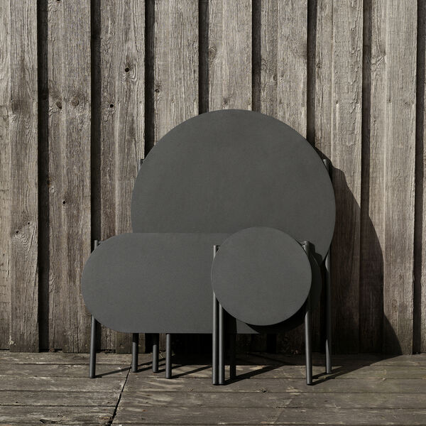 Disc Bench, black, Zone Denmark