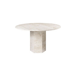 Epic Round Dining Table, neutral white, GUBI