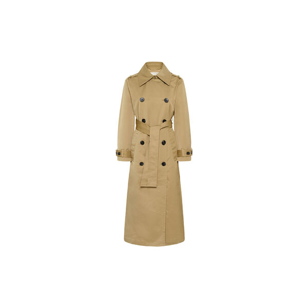 HALOIW LONG TRENCH, tannin, InWear