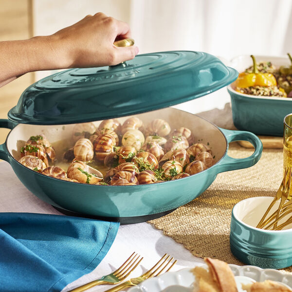 Signature Buffet Pot 30 cm, bleu riviera, Le Creuset