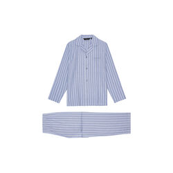 Bergen Pyjamas, herringbone blue/off white, Ambassador 1867