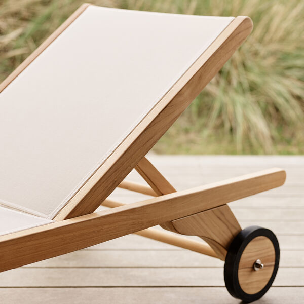 Columbus Sunbed, white, Fritz Hansen