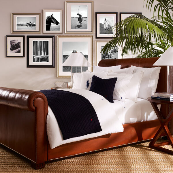 Player Pillow Case, white, Ralph Lauren