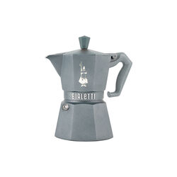 Moka Exclusive Full Induction Espresso Maker 3 cups, grey, Bialetti
