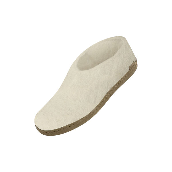Felt Shoe, white Felt Shoe, white, Glerups