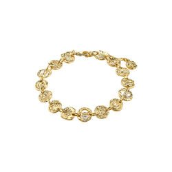 FIRE bracelet, gold plated, Pilgrim