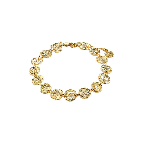 FIRE bracelet, gold plated, Pilgrim