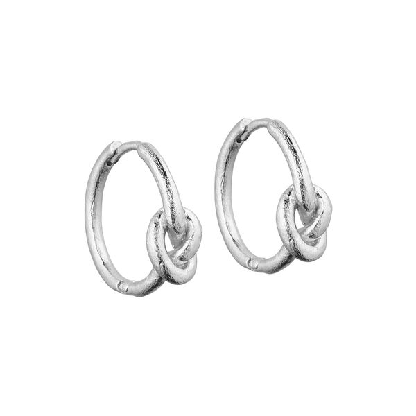 Lilou hoops Small, silver plated Lilou hoops Small, silver plated, Pure by Nat