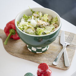 Flowerpot bowl ENZO CRAZY SQUARES, QUE RICO