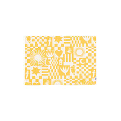 Moomin tablemat Party, yellow, Moomin Arabia