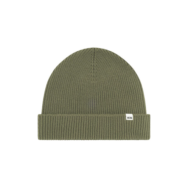 WWEddie Beanie, deep lichen green WWEddie Beanie, deep lichen green, Wood Wood