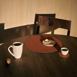 Nupo table mat Circle L, rust, LIND DNA