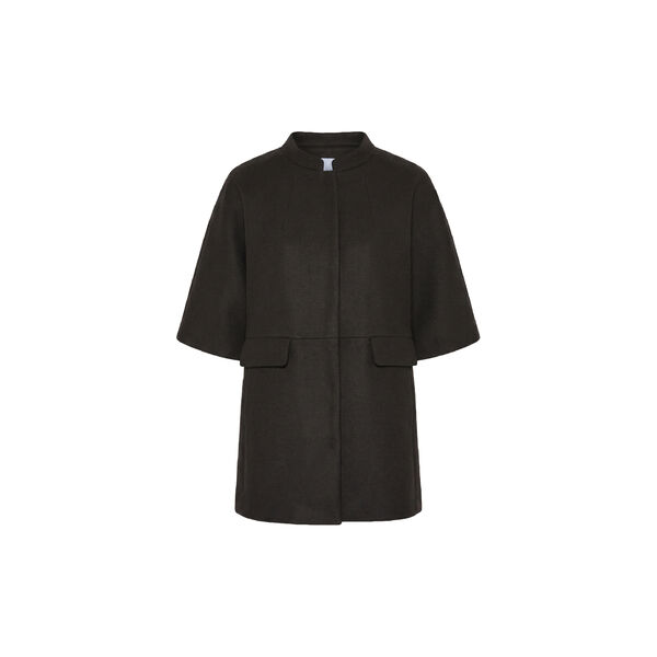 Anette Wool Cape - Short, forest green, LA RŌUGE