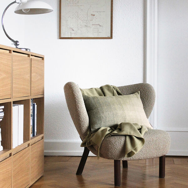 Horizon Cushion Cover, bottle green, ELVANG