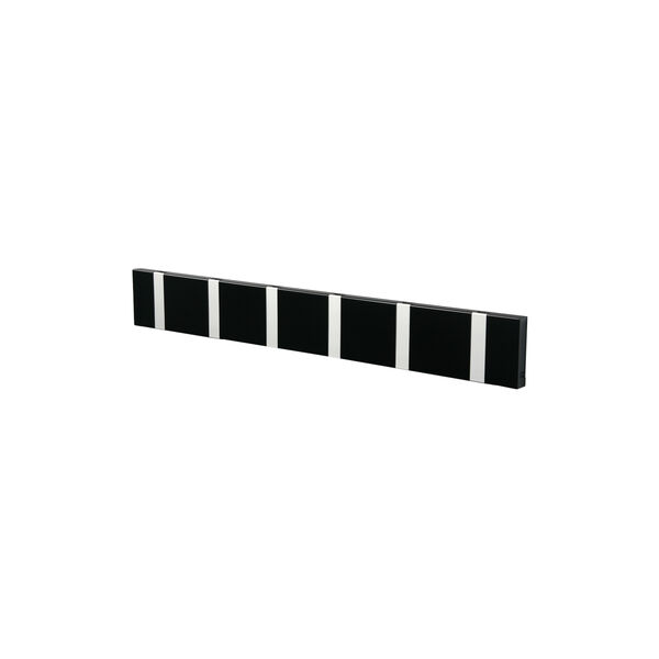 KNAX Horizontal 6 Coat Rack, black/grey KNAX Horizontal 6 Coat Rack, black/grey, LoCa