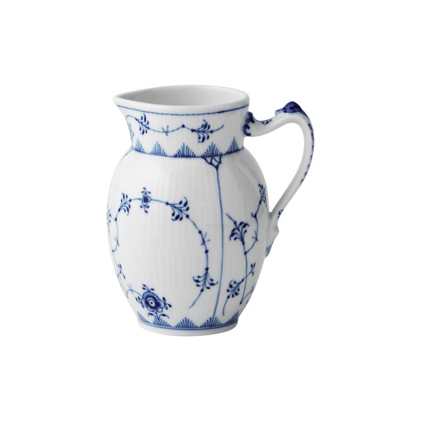 Blue Fluted Plain Jug 38 cl, Royal Copenhagen