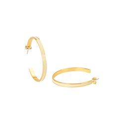 BANGLE Earrings, white sand, bangle up