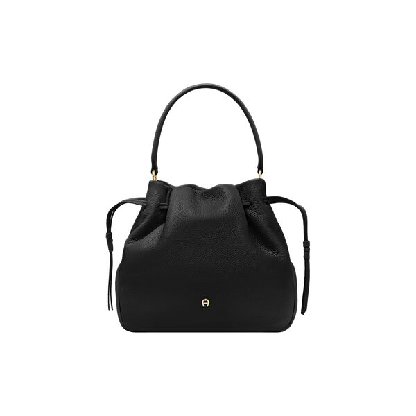Paola Hobo Bag | Black, Aigner