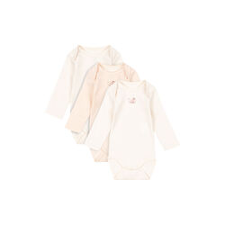Fio Stripe 3-pack LS Body, blush mix, Konges Sløjd