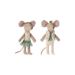 Little Sister & Little Brother Royal Twins Mice in Matchbox, Maileg