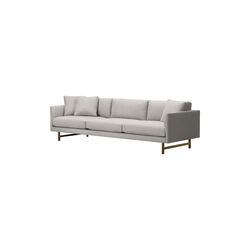 5523 Calmo 80 3-seater Sofa, beige/smoked oak, Fredericia Furniture