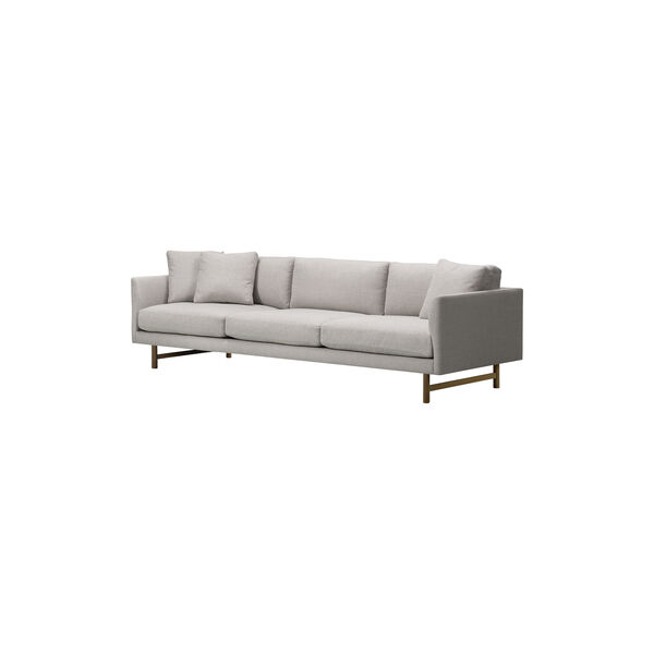 5523 Calmo 80 3-seater Sofa, beige/smoked oak, Fredericia Furniture
