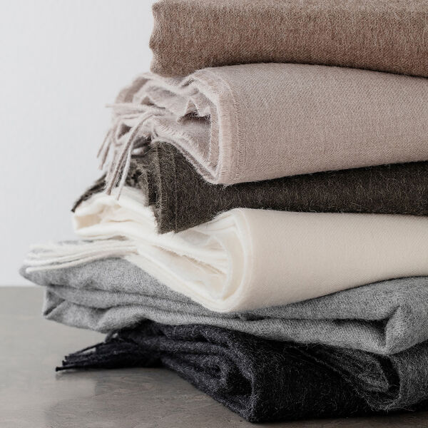 Luxury Throw, light grey, ELVANG