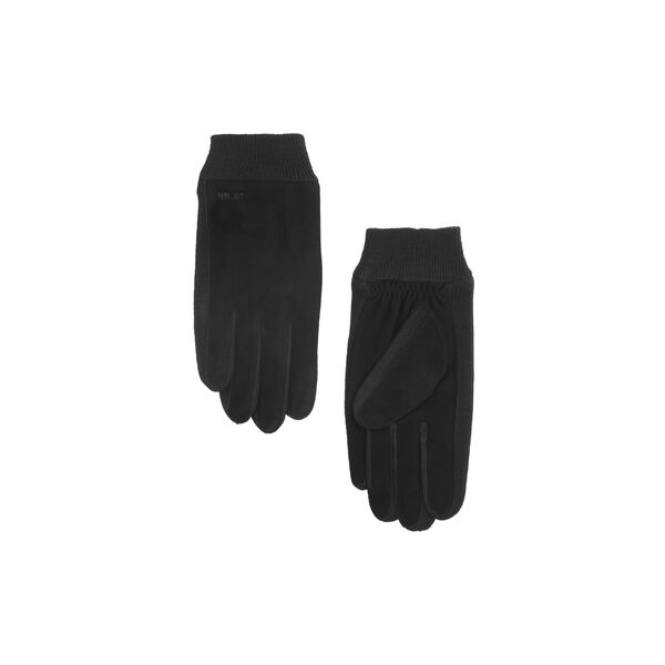 Suede Rib Glove 9151, black, NN.07