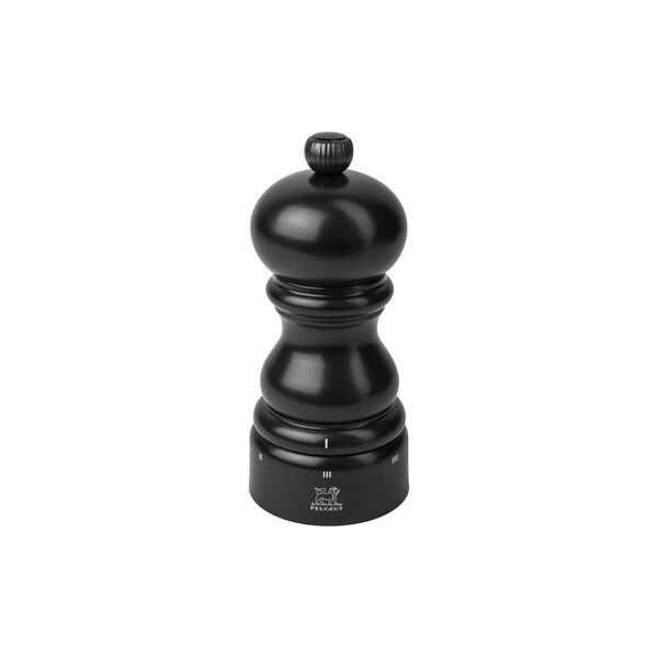Paris uS Pepper Mill 12 cm, black satin, Peugeot