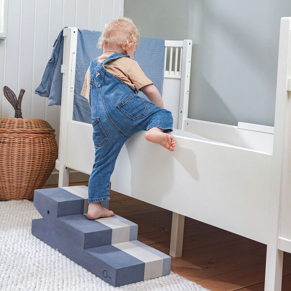 Crocodile L, cloudy blue, bObles