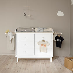 Seaside Nursery Dresser with 6 Drawers, Oliver Furniture