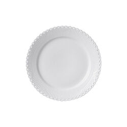 White Fluted Full Lace Plate &Oslash; 27 cm, Royal Copenhagen