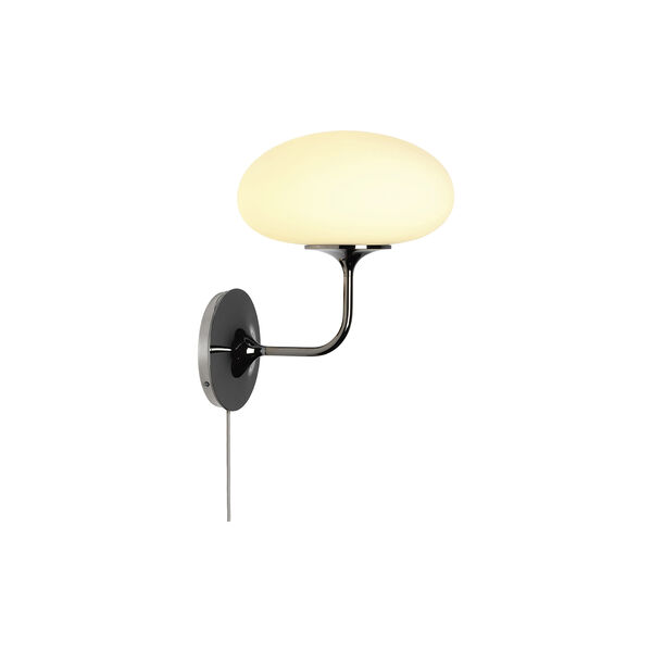 Stemlite Wall Lamp, black chrome, GUBI
