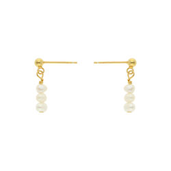 Hazel Studs, pearl, Nuni Copenhagen