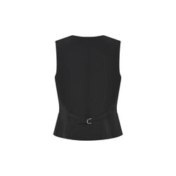 RubySusBBBielle waistcoat, black, Bruuns Bazaar