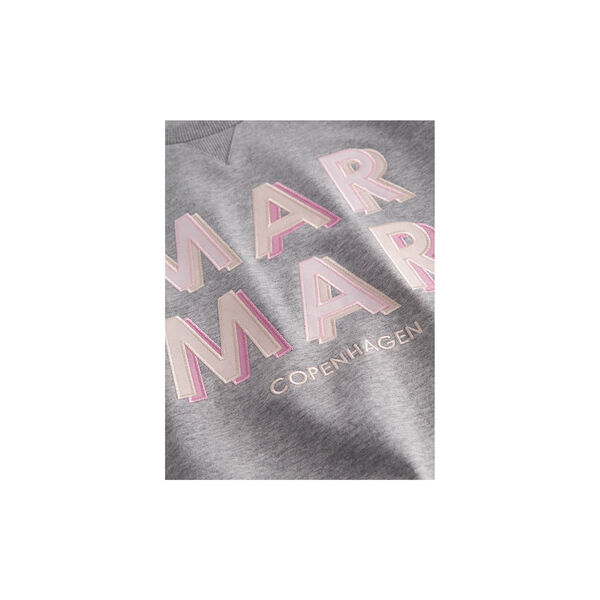 Theos Sweatshirt, pink logo, MarMar Copenhagen