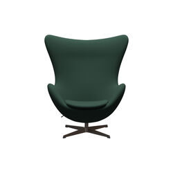 Egg™ 3316 Lounge Chair, Christianshavn 1160 dark green uni/brown bronze, Fritz Hansen