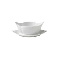 White Fluted Sauce Bowl 55 cl, Royal Copenhagen